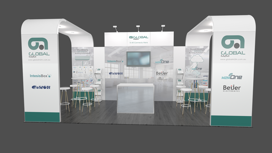 Global M2M – Trade Show Stand Design